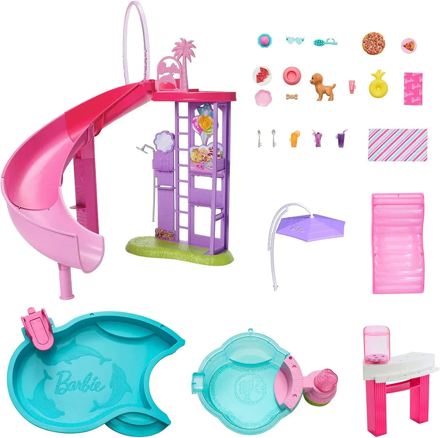Dream Pool Playset with Slide and Hot Tub