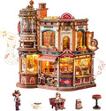 ROKR Dream Coffee Factory Miniature House Kit